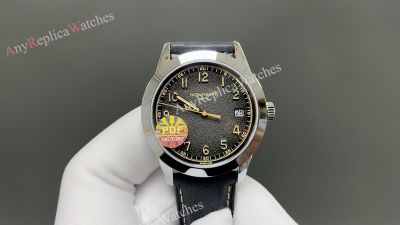 PDF Patek Philippe Calatrava 40*8.5mm 26-330 Movement Black Grainy Dial WG Case Watch